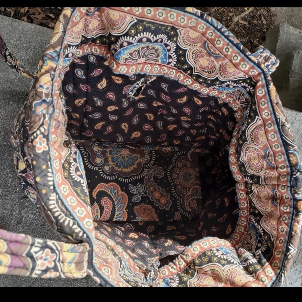 Vera Bradley Paisley Tote - Picture 3 of 10